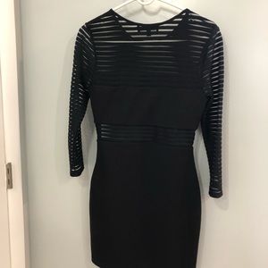 Lulus Mini Black Dress S: L